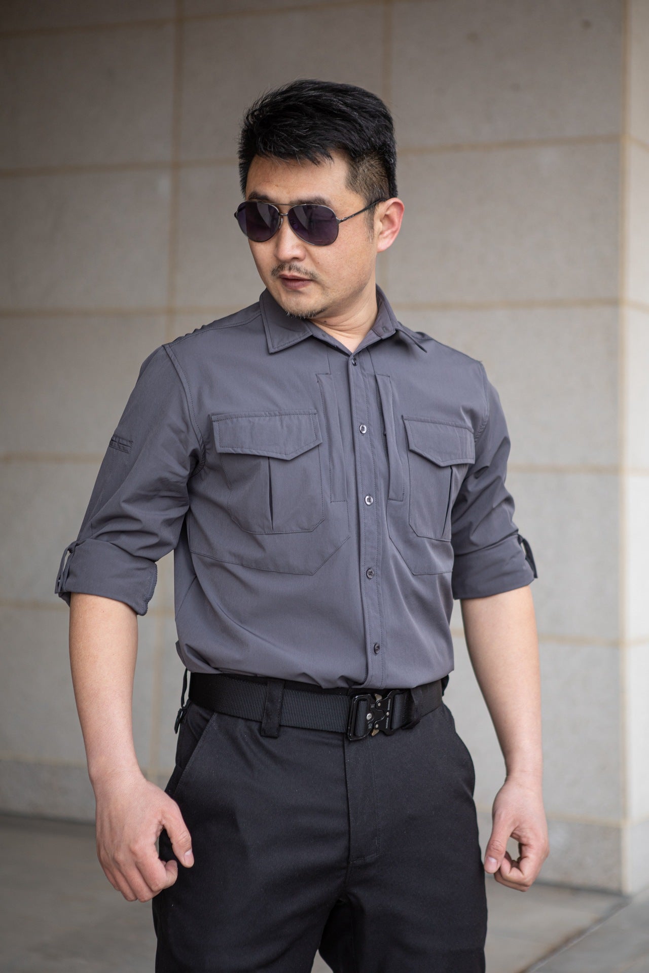 Outdoor Mountaineering Camping Tactical Men's Shirt Paving Eagle Warhawk Elastic Fabric Quick-Drying Stretch Shirt Military Fan Clothing