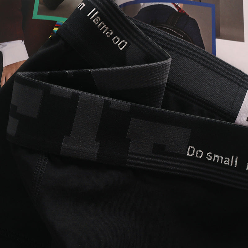 3 Pieces Minimalist Artistic Retro Low Waist Men's Underwear