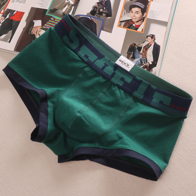 3 Pieces Minimalist Artistic Retro Low Waist Men's Underwear