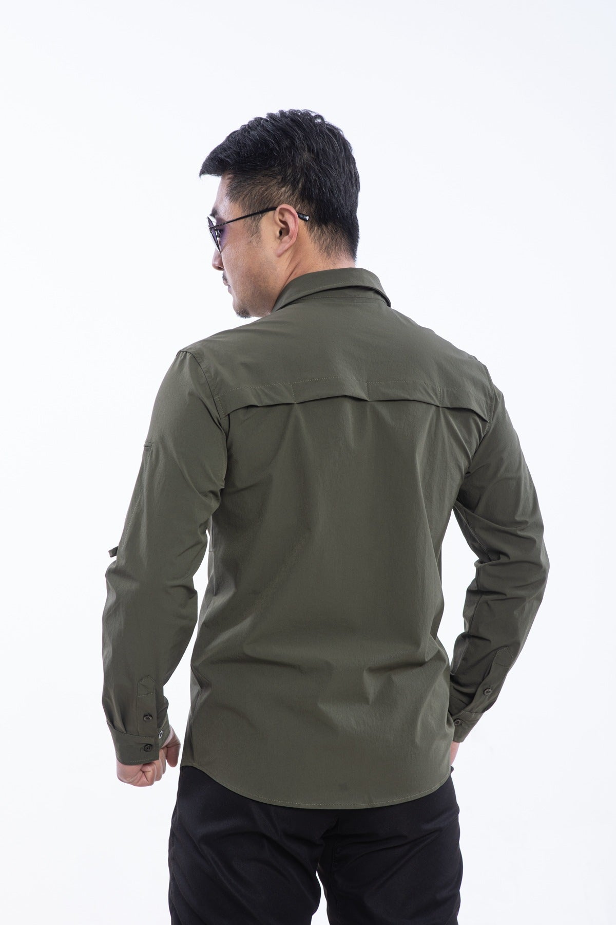 Outdoor Mountaineering Camping Tactical Men's Shirt Paving Eagle Warhawk Elastic Fabric Quick-Drying Stretch Shirt Military Fan Clothing