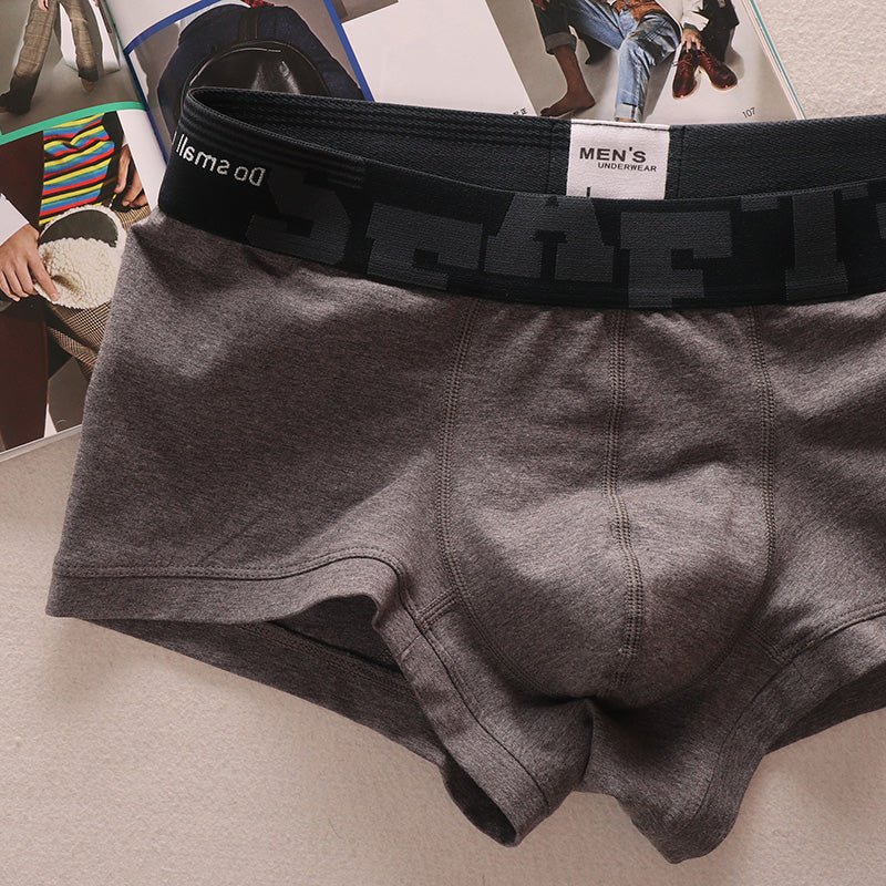 3 Pieces Minimalist Artistic Retro Low Waist Men's Underwear