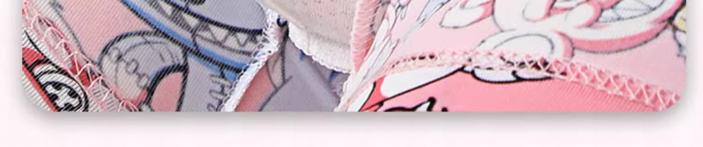 2024 New Arrival Boxers Antibacterial Pink Cute Cartoon Boys Boxer Shorts Shorts Men Underwear Ice Silk