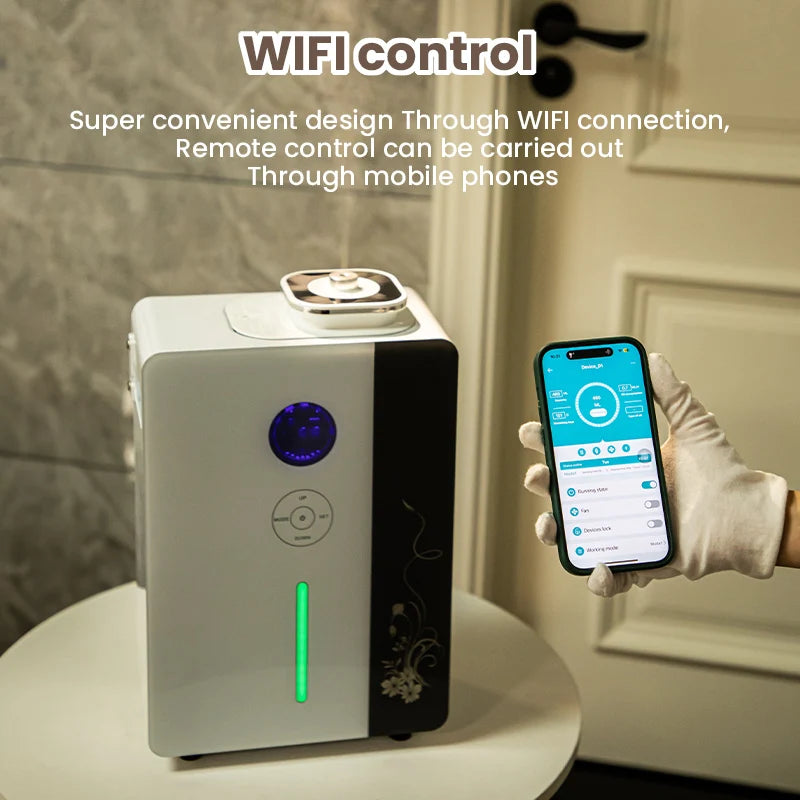 3000m³ Air Freshener Essential Oil Diffuser Hotel Office Comercial Scenting Device with Hvac WIFI Large Area Smell Distributor