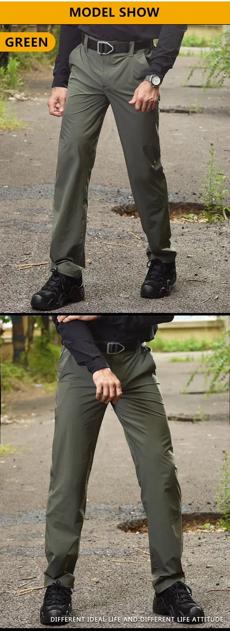 HAN WILD Summer Tactical Shirts Men's Breathable Long Sleeve Multi-Pockets Work Combat Cargo Shirts Quick Dry Camping Clothes