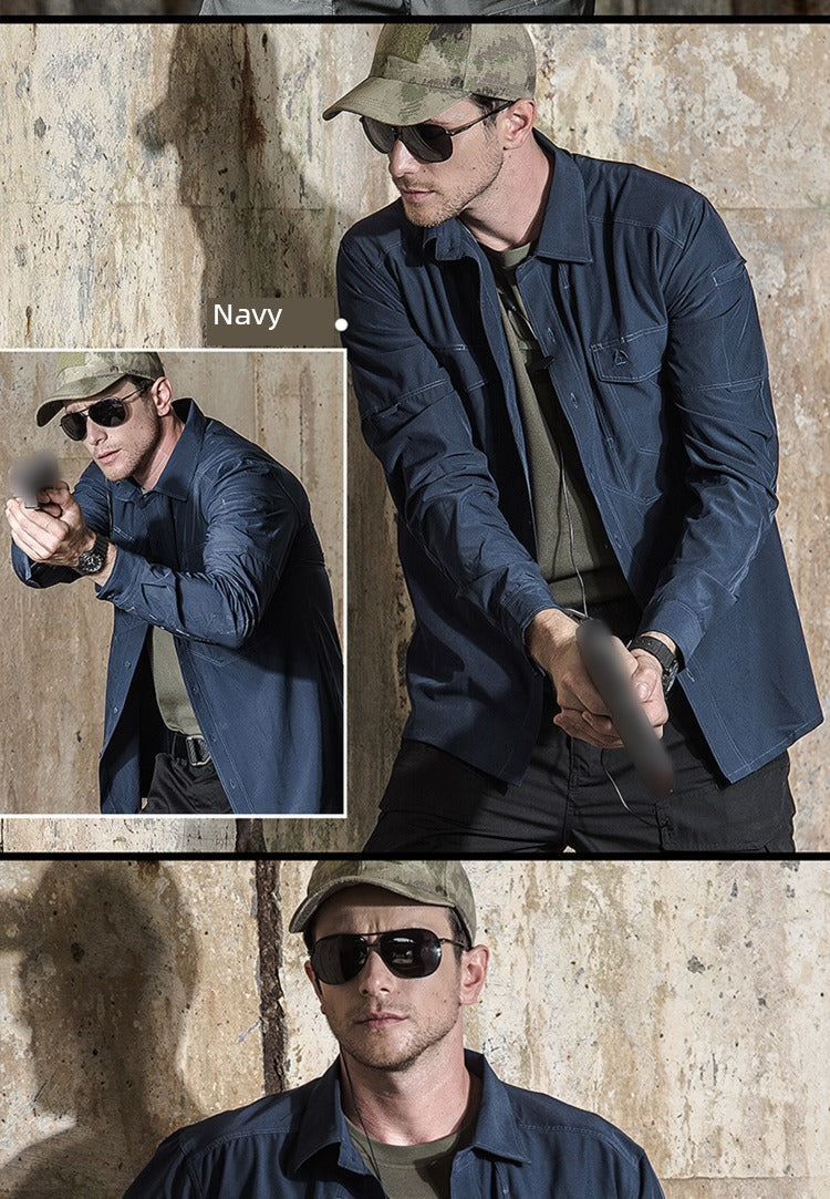 Consul Summer and Autumn Military Fans' Supplies Multi-Functional Shirt