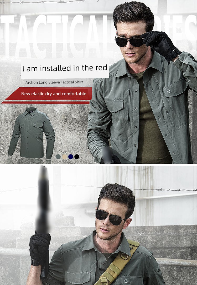Consul Summer and Autumn Military Fans' Supplies Multi-Functional Shirt