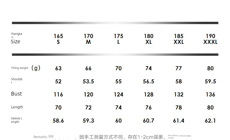 GxG Men's Lightweight Down jacket 24 Winter New Loose Short Shirts Outerwear# G24dy24005