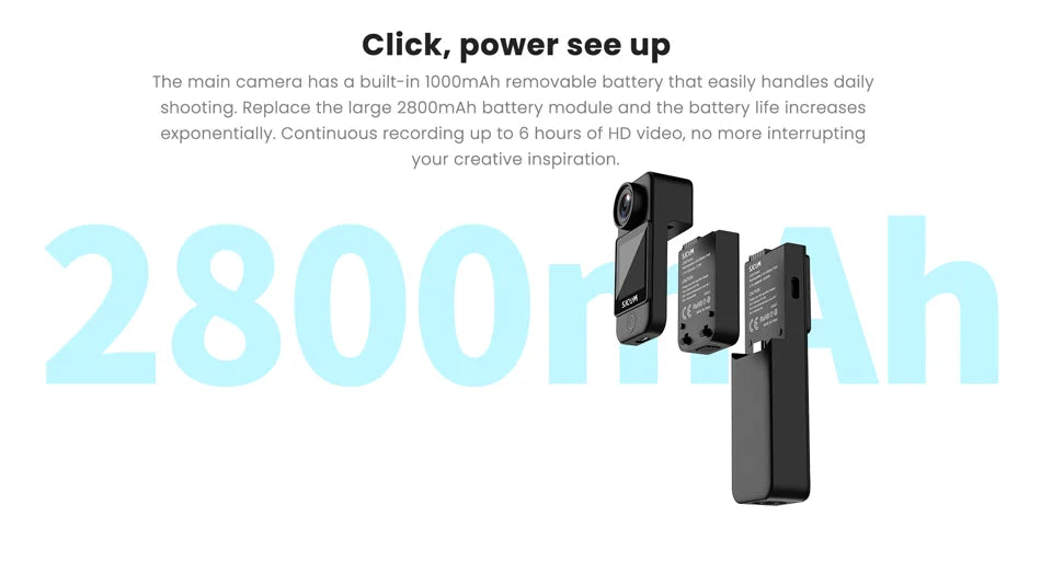 SJCAM C300 Pocket Action Camera 4K FHD With Long Battery Life Video 30M Waterproof 5G WiFi Camera Sport Action Cam