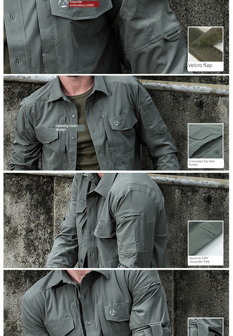 Consul Summer and Autumn Military Fans' Supplies Multi-Functional Shirt