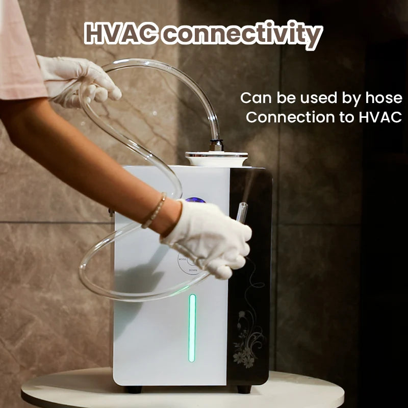 3000m³ Air Freshener Essential Oil Diffuser Hotel Office Comercial Scenting Device with Hvac WIFI Large Area Smell Distributor