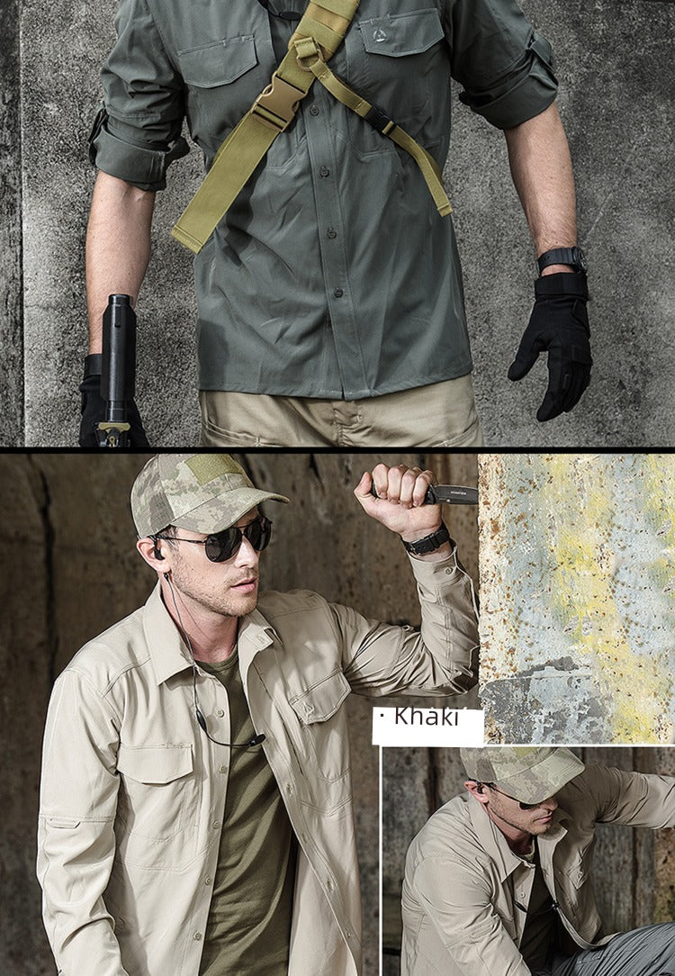 Consul Summer and Autumn Military Fans' Supplies Multi-Functional Shirt
