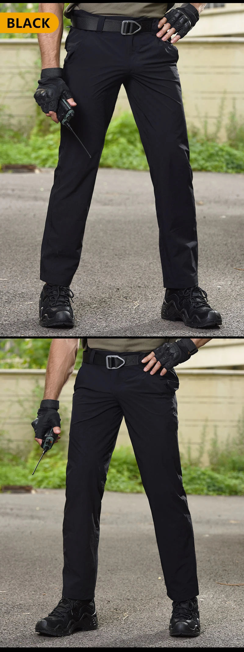 HAN WILD Summer Tactical Shirts Men's Breathable Long Sleeve Multi-Pockets Work Combat Cargo Shirts Quick Dry Camping Clothes