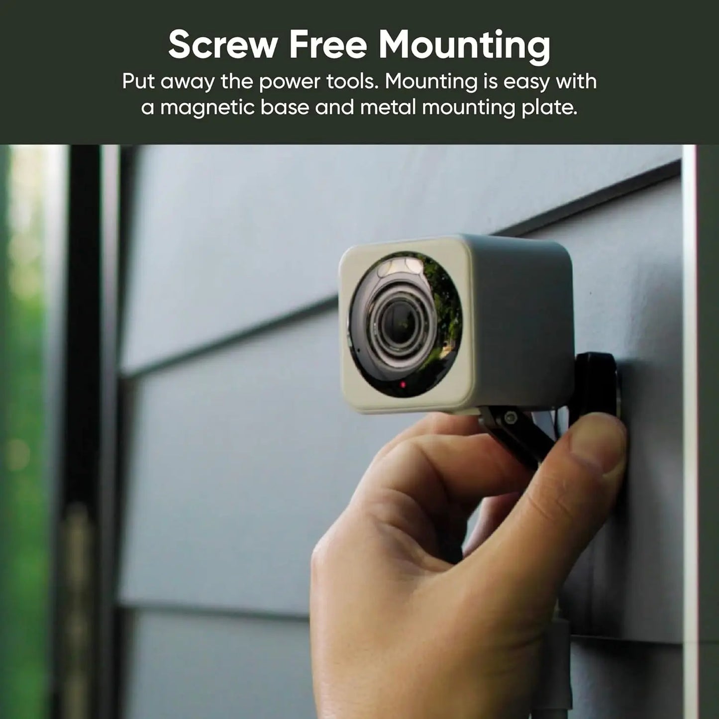 Wyze Cam v4, 2K Wi-Fi Smart Home Security Camera, Indoor/Outdoor Pet/Baby Monitor, Motion Activated Spotlight/Siren, 2-Way Audio