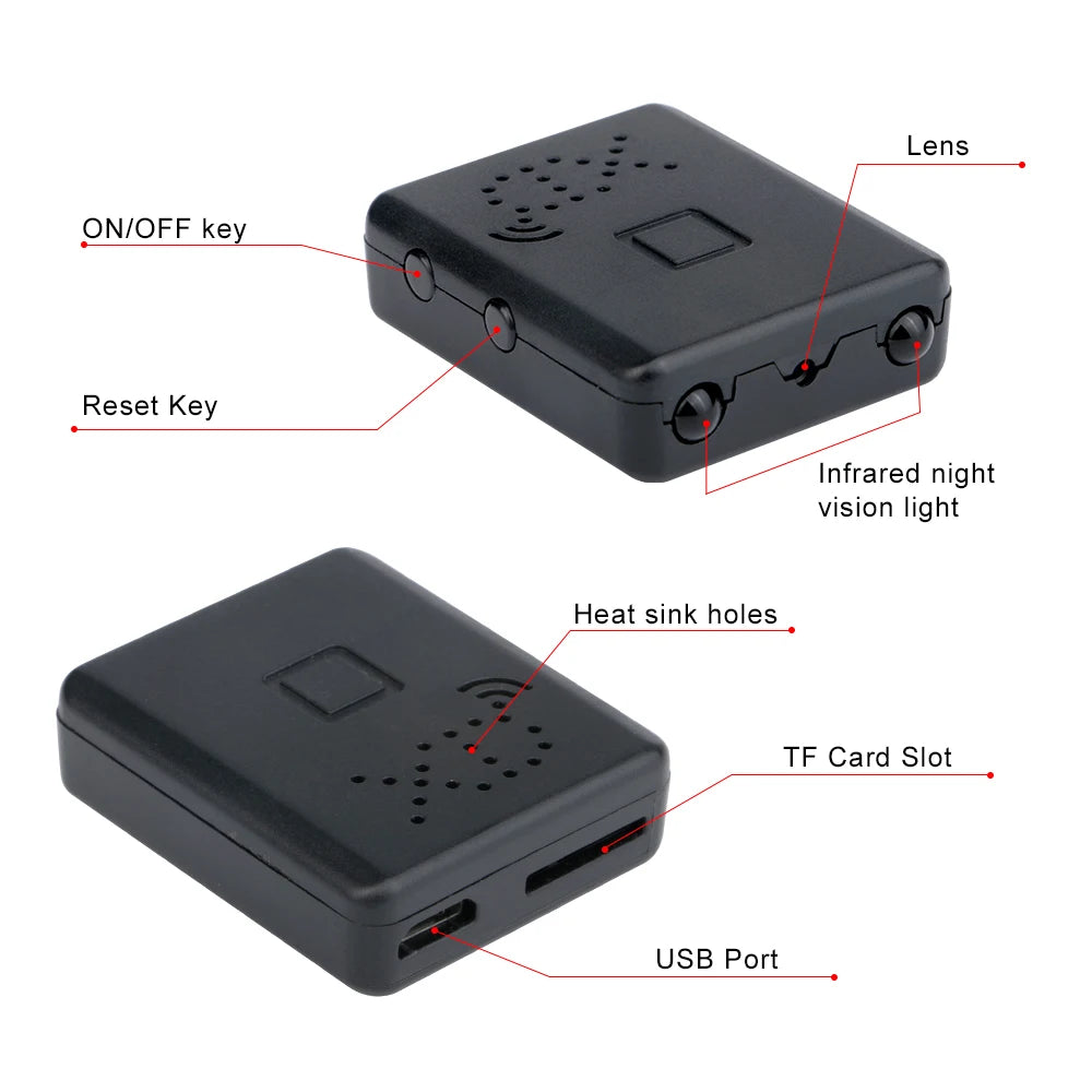 XD Mini Camera HD 1080P Home Security Camcorder Night Vision Micro Video Voice Recorder Wireless Ultra small Cam