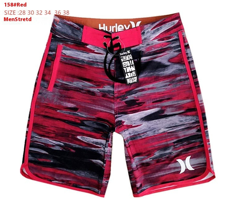 Beach Stretch Quick-drying Fitness Printing Beach Surfing Shorts