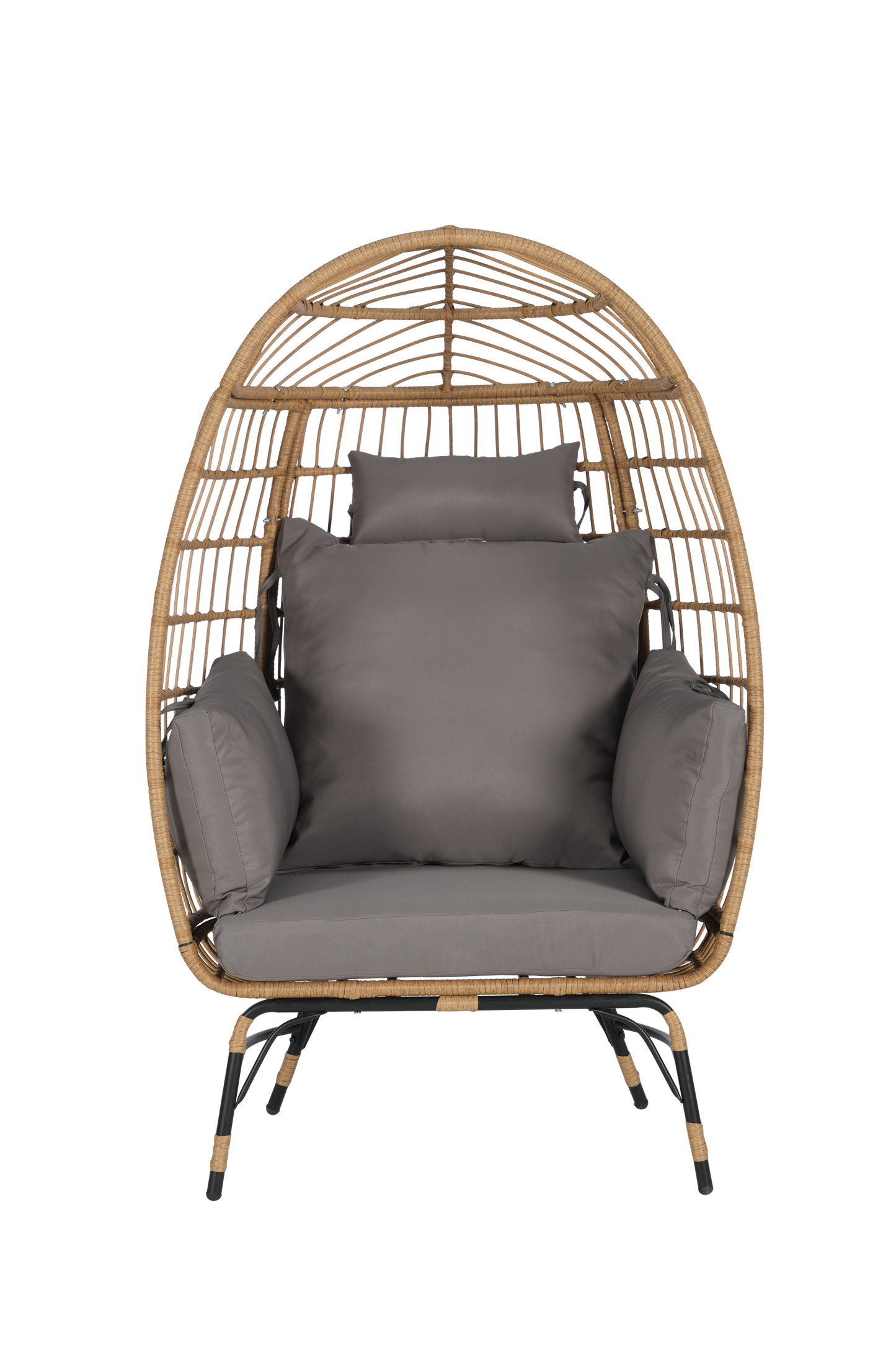 Wicker Egg Chair,Rattan Egg Chair Indoor Outdoor,Oversized Large Egg