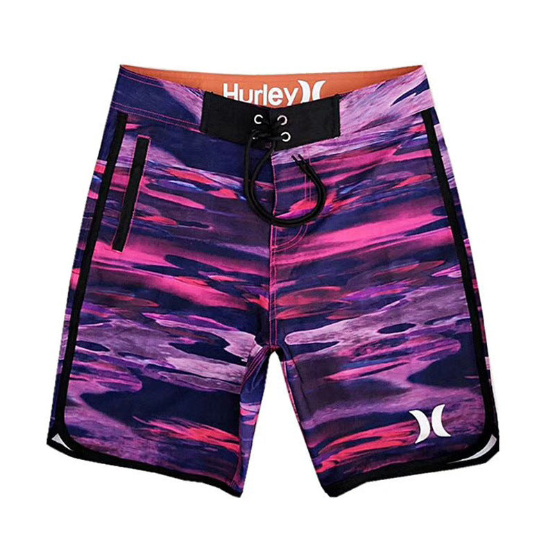 Beach Stretch Quick-drying Fitness Printing Beach Surfing Shorts