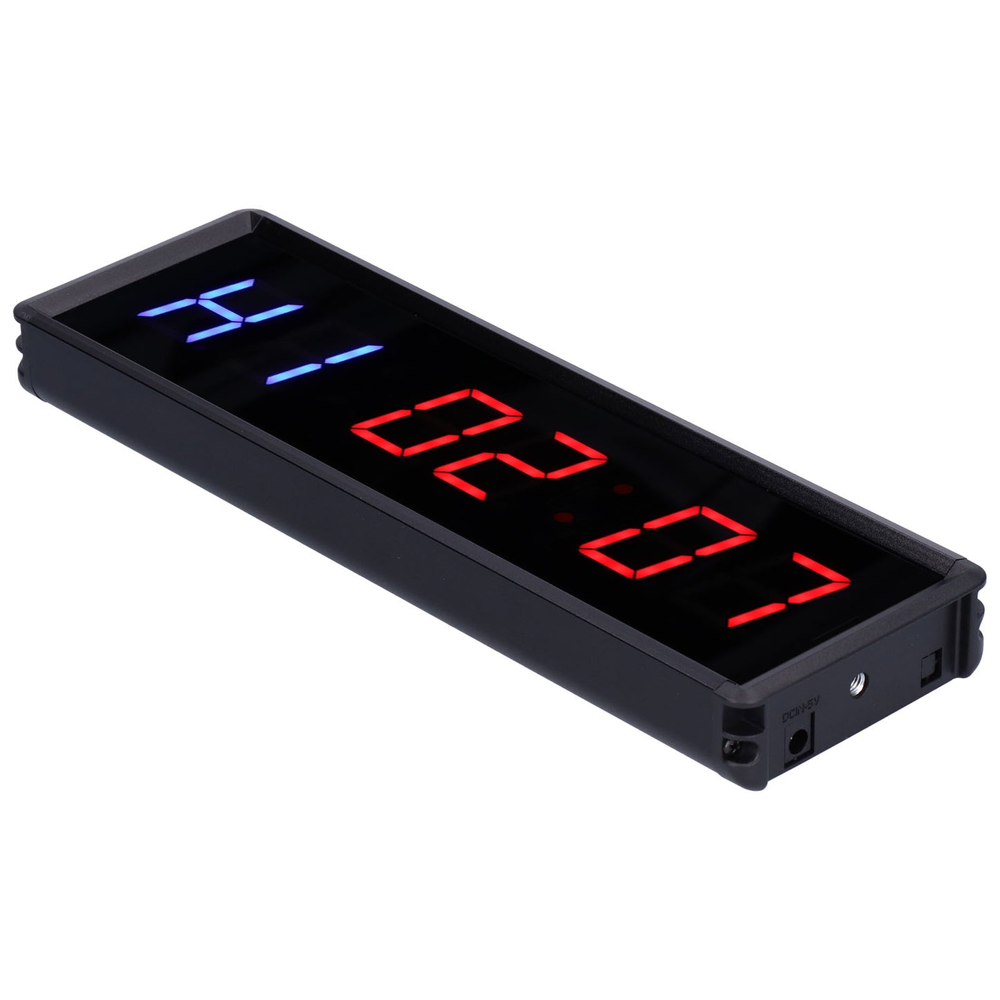 Interval Timer 1.5in LED Digital Display Count Down/Up Clock with Remote for Home Gym Office
