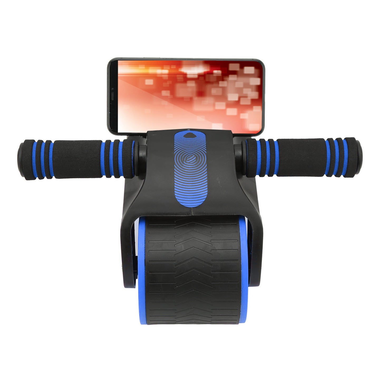 Aabdominal Wheel with Triangular Bracing Sport Fitness Wheel for Home Gym Fitness Equipment Blue