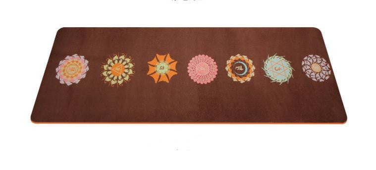 Suede TPE Double Layer Yoga Mat Non-slip Home Gym Slimming