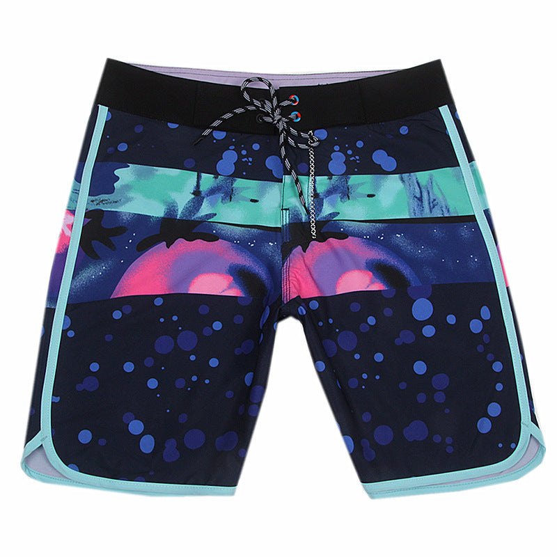 Beach Stretch Quick-drying Fitness Printing Beach Surfing Shorts
