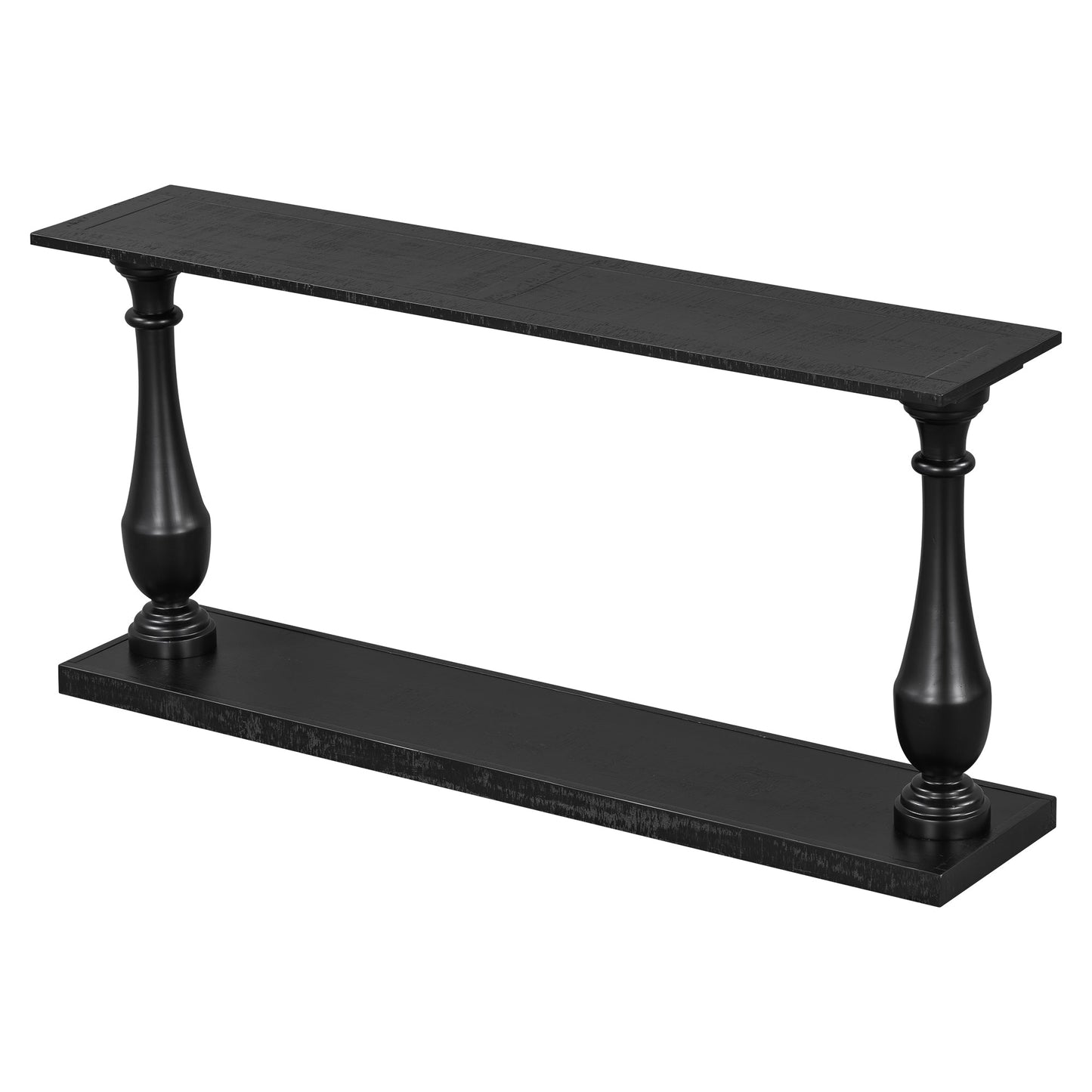 Vintage Sofa Table Console Table with Luxurious Pine Veneer and