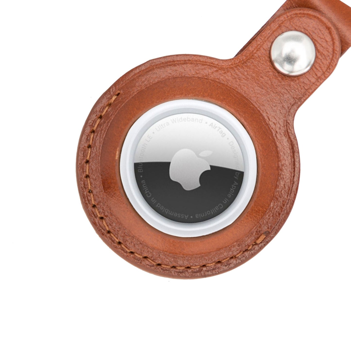 Saratoga Leather AirTag Holder
