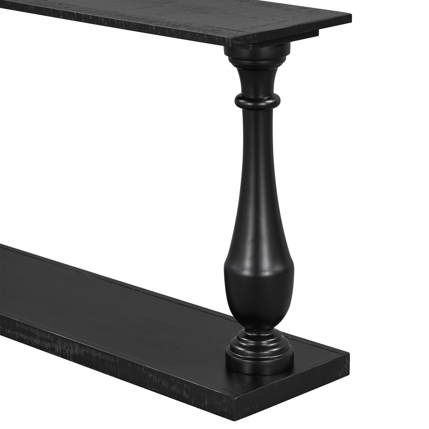 Vintage Sofa Table Console Table with Luxurious Pine Veneer and