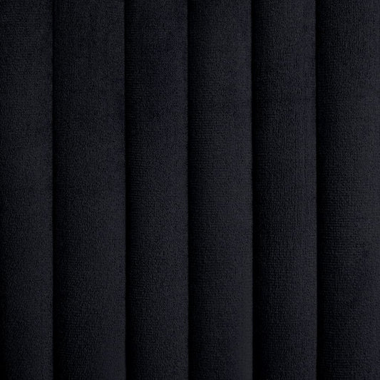 vidaXL Dining Chairs 2 pcs Black Velvet