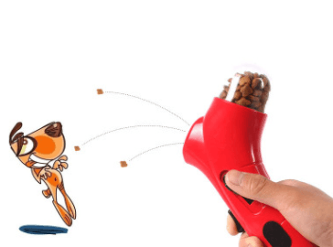 The Pawsome Treat Blaster: Portable Pet Food Catapult Feeder