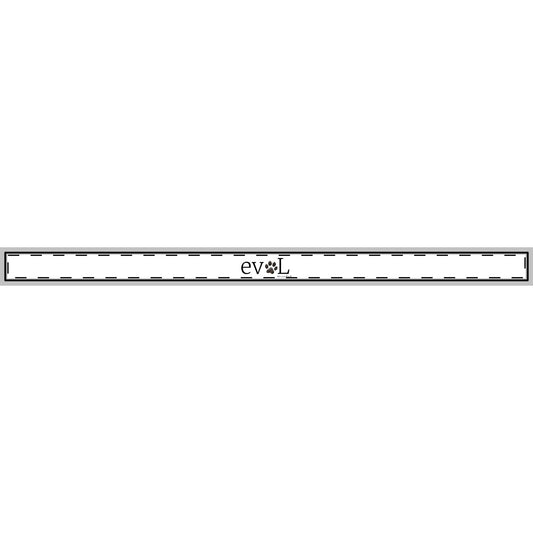 Stylish Clip-on Pet Collar with 'evL' Design – Perfect for Pet Lovers!