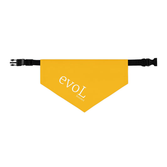 Trendy Pet Bandana Collar - Stylish Yellow Accessory for Dogs