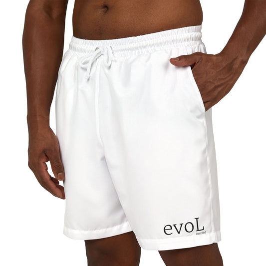 Classic Unisex Swim Shorts with evOL Design - Perfect for Summer Fun