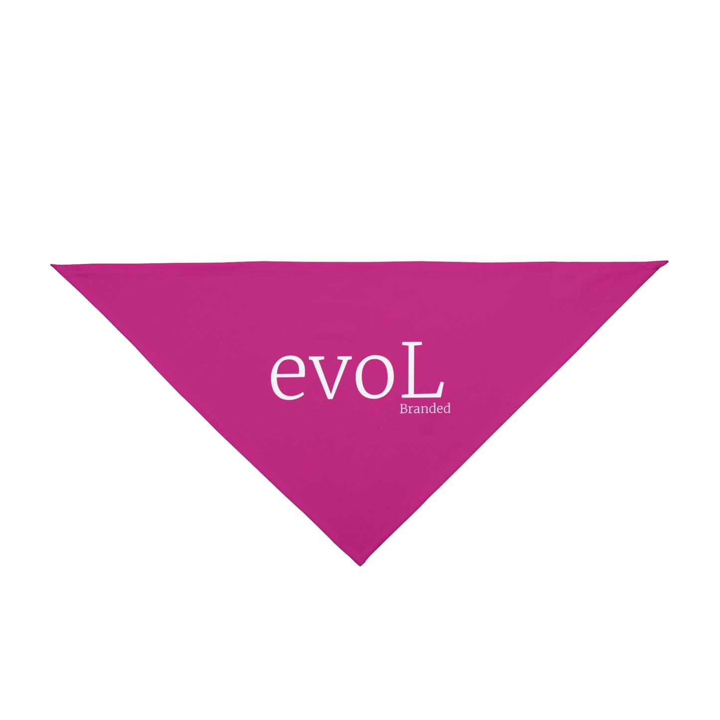 Branded Pet Bandana - Stylish Pink Accessories for Pet Lovers