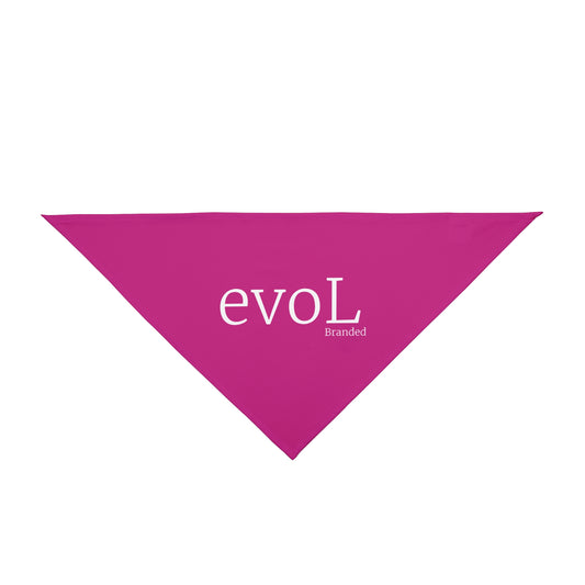Branded Pet Bandana - Stylish Pink Accessories for Pet Lovers