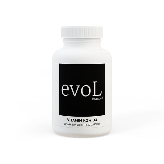 Vitamin K2 + D3 Supplement (60 Capsules)
