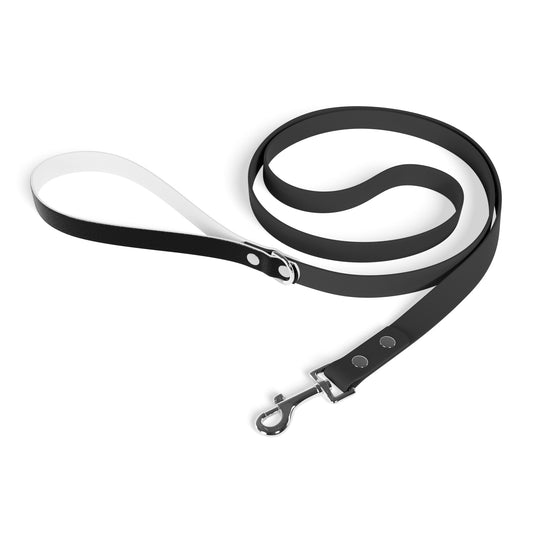 Stylish Pet Leash - Durable Black and White Design for Elegant Walks
