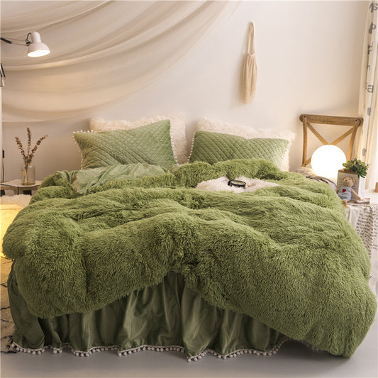 Korean mink velvet warm bedding