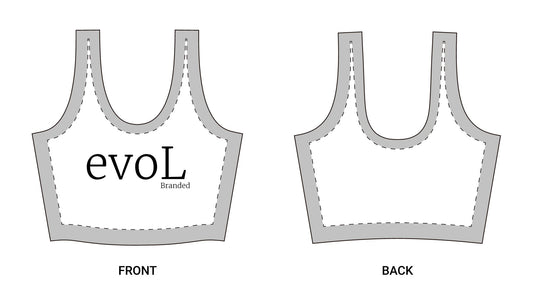 Polyester Sports Bra (AOP)