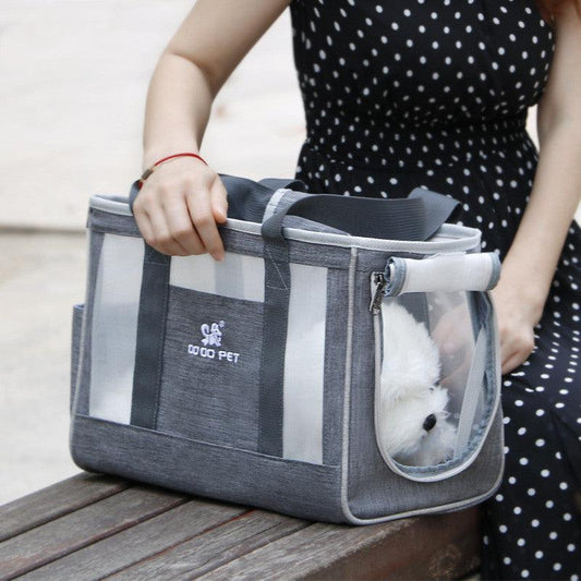 Portable Pet Adventure Backpack: Stylish And Spacious Dog And Cat