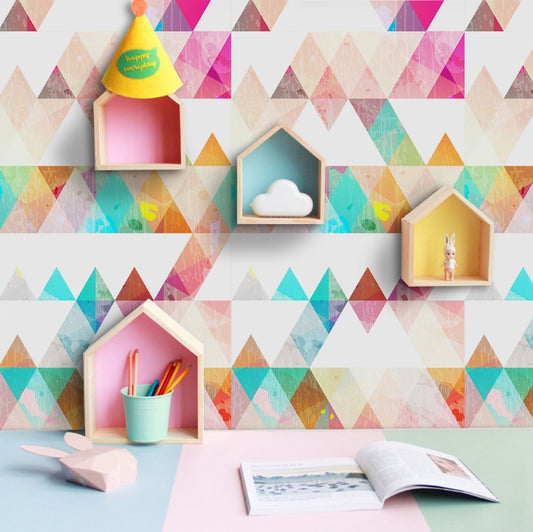 pvc self-adhesive cartoon bedroom kids room wallpaper