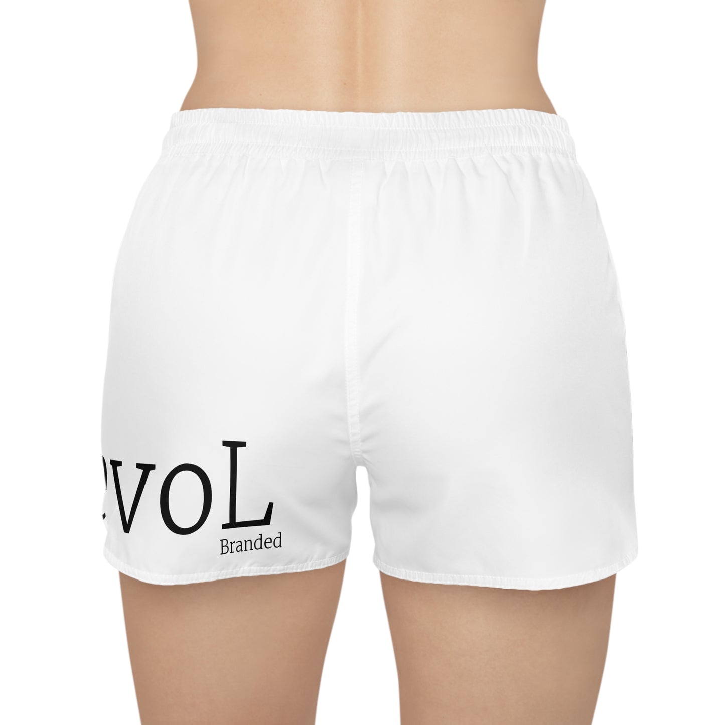 Trendy Women's Casual Shorts with 'evol' Design