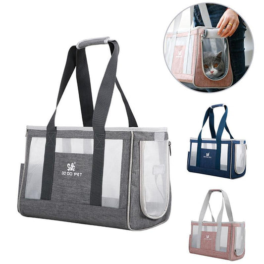 Portable Pet Adventure Backpack: Stylish And Spacious Dog And Cat