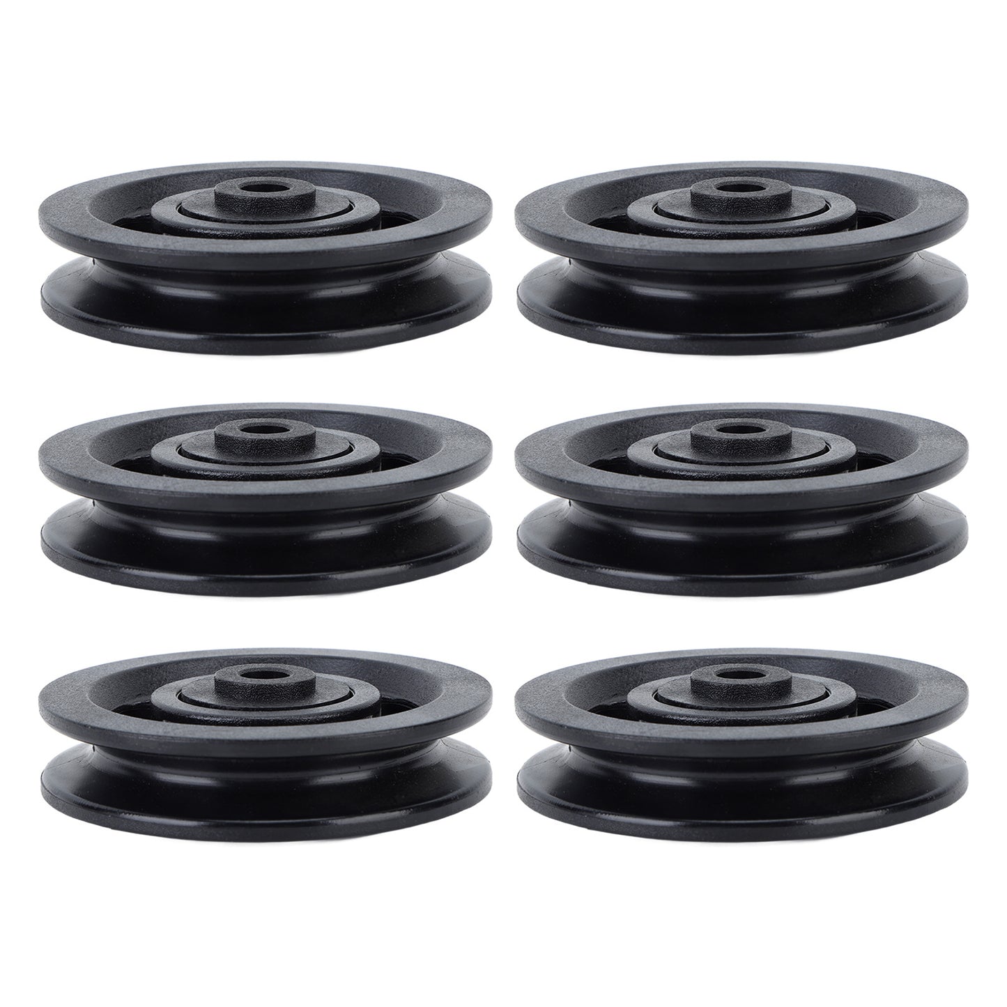 10PCS 90mm Universal Bearing Pulley Wheel for Cable Machine Gym Equipment Part Garage Door