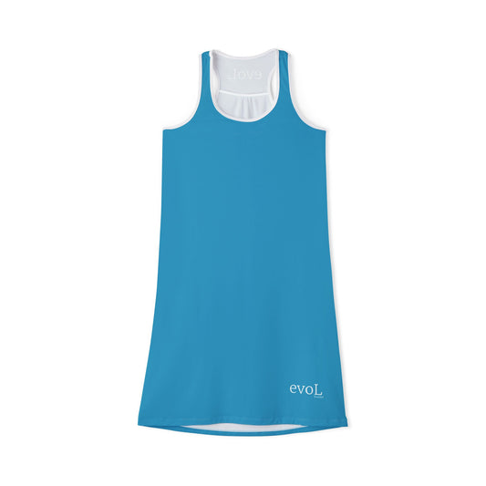 Casual Women's Racerback Dress - Ideal for Summer Outings & Relaxation