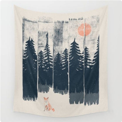 Living room landscape painting printing tapestry
