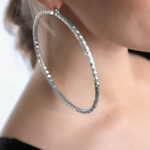100mm Hoop Earring