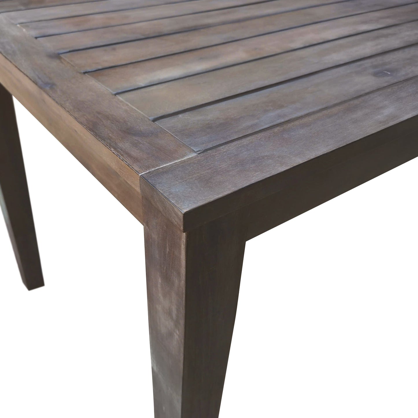 Acacia Wood Outdoor Dining Table And Chairs Suitable For Patio,