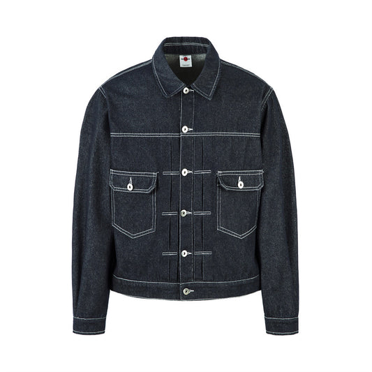 Men's Loose Short Denim Coat