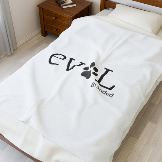 Pet Perfect Soft Velveteen Plush Blanket